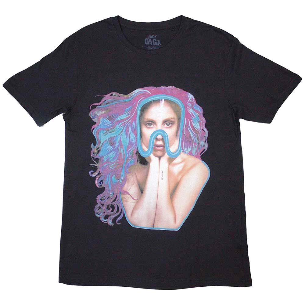Lady Gaga - Artpop Goggles Heren Tshirt - Zwart